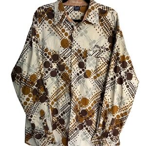 Phat Farm Men's XXL Button Down Shirt Dot Pattern Retro Y2K Streetwear